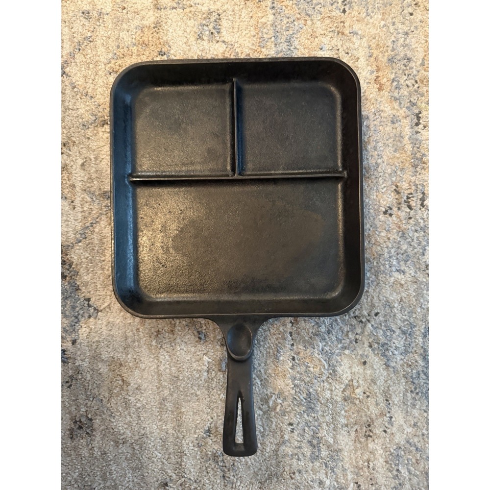 Wagner Ware Breakfast Skillet 1101 Cast Iron Bacon Egg Pan Vintage Sidney Ohio